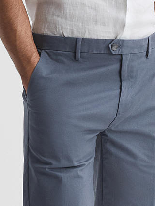 Reiss Wicket Casual Chino Shorts, Airforce Blue