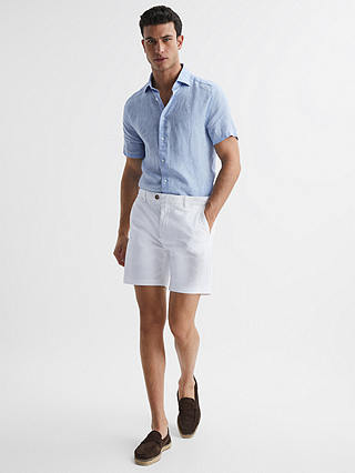 Reiss Wicket Casual Chino Shorts, White