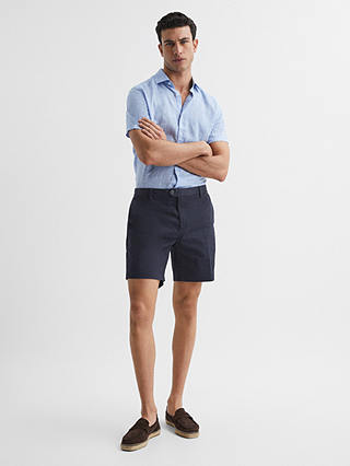 Reiss Wicket Casual Chino Shorts, Navy