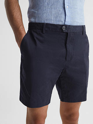Reiss Wicket Casual Chino Shorts, Navy