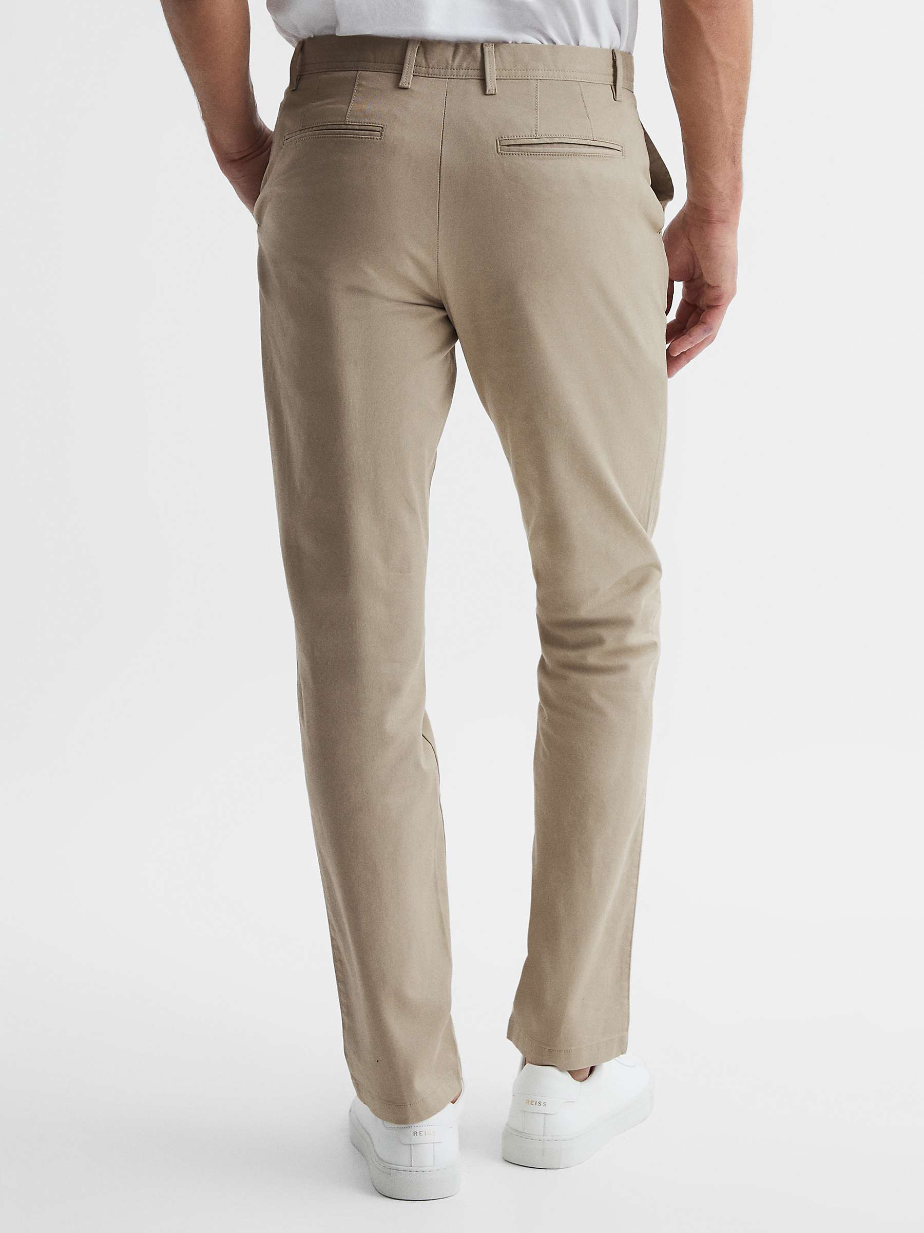 Buy Reiss Pitch Slim Fit Stretch Cotton Chino Trousers Online at johnlewis.com