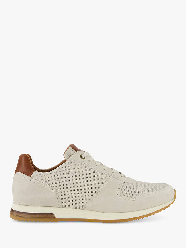 Dune Trilogy Suede Runner Trainers, Off White-suede