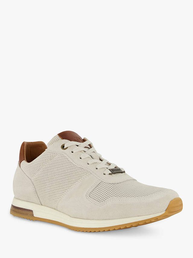 Dune Trilogy Suede Runner Trainers, Off White