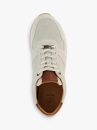 Dune Trilogy Suede Runner Trainers, Off White