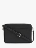 Whistles Carmen Double Pouch Leather Cross Body Bag