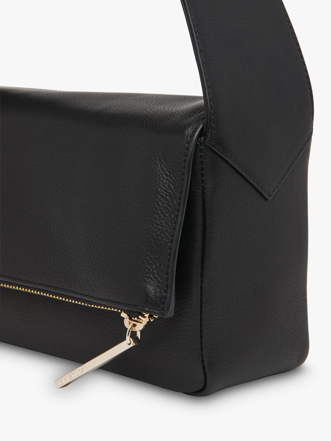 Buy Whistles Bibi Leather Shoulder Bag Online at johnlewis.com
