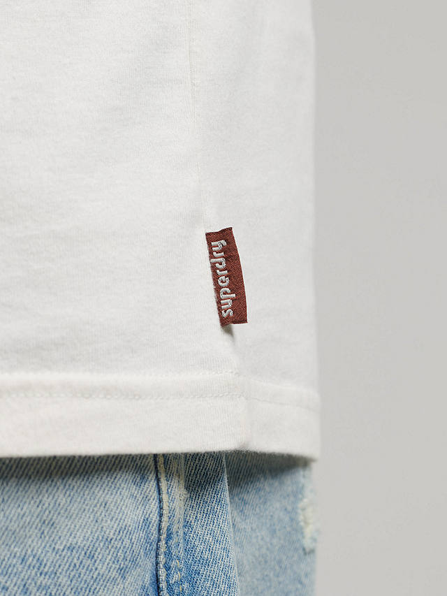 Superdry Japanese Graphic Logo T-Shirt, Off White