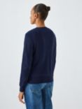 John Lewis Cotton Crew Neck Jumper, Medieval Blue