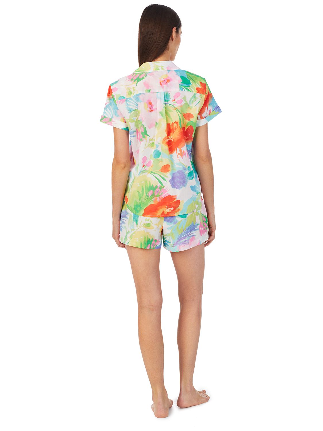 Buy Lauren Ralph Lauren Large Floral Print Shorts Pyjamas, Multi Online at johnlewis.com