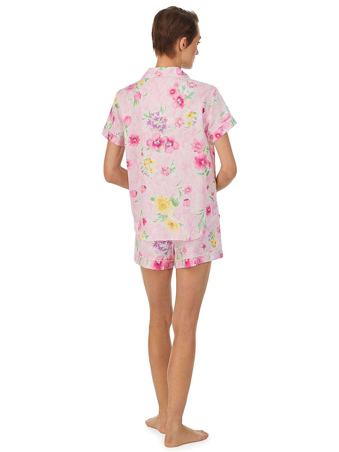 Buy Lauren Ralph Lauren Floral Shorts Pyjamas, Pink/Multi Online at johnlewis.com
