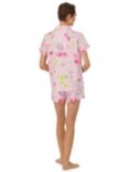 Lauren Ralph Lauren Floral Shorts Pyjamas, Pink/Multi, Pink/Multi