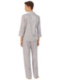 Lauren Ralph Lauren 3/4 Sleeve Paisley Print Pyjamas, Pink/Multi, Pink/Multi