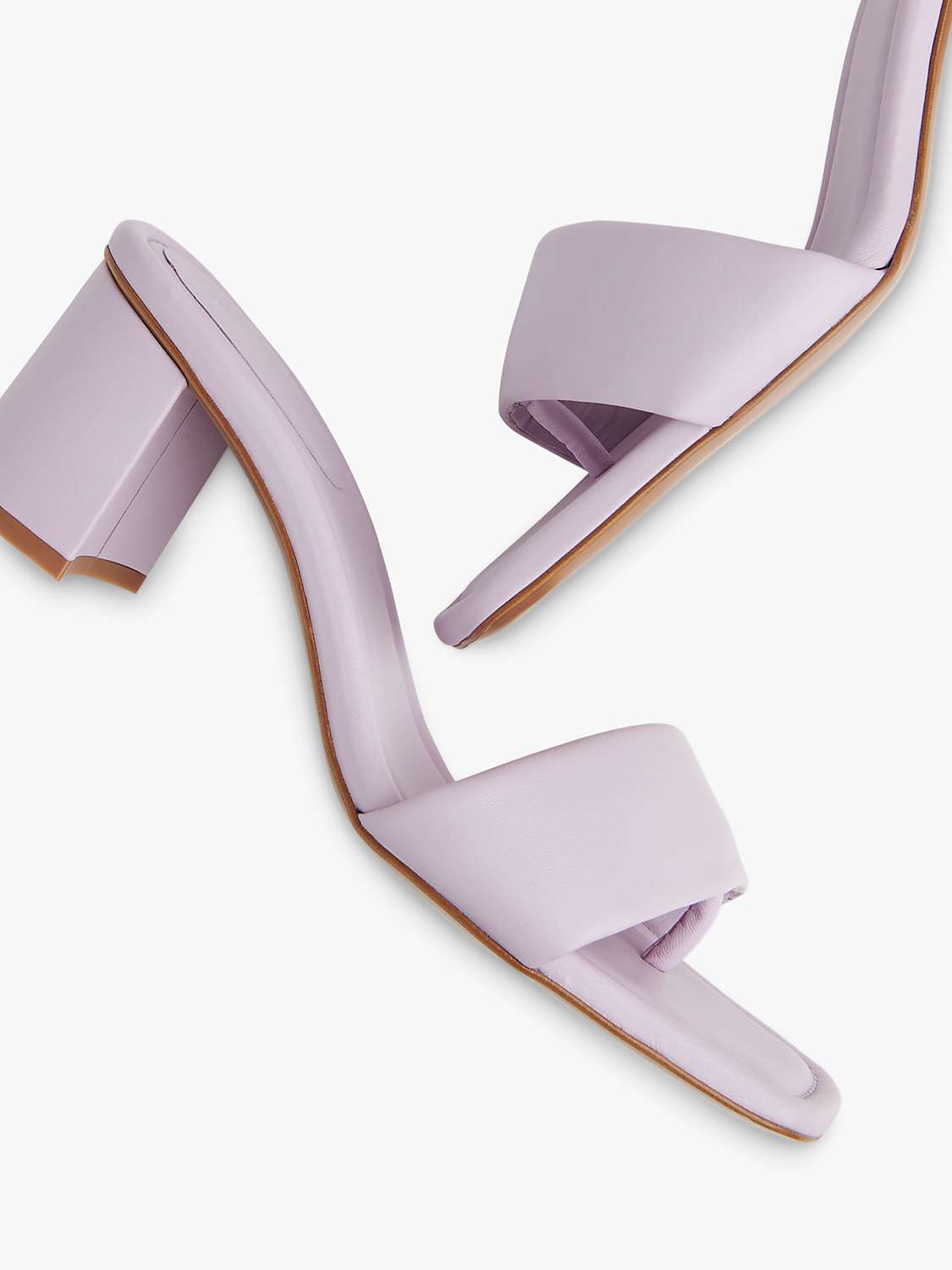Buy Whistles Marie Slip On Leather Heeled Sandals Online at johnlewis.com