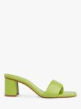 Whistles Marie Slip On Leather Heeled Sandals