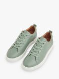 Whistles Koki Lace Up Low Top Leather Trainers
