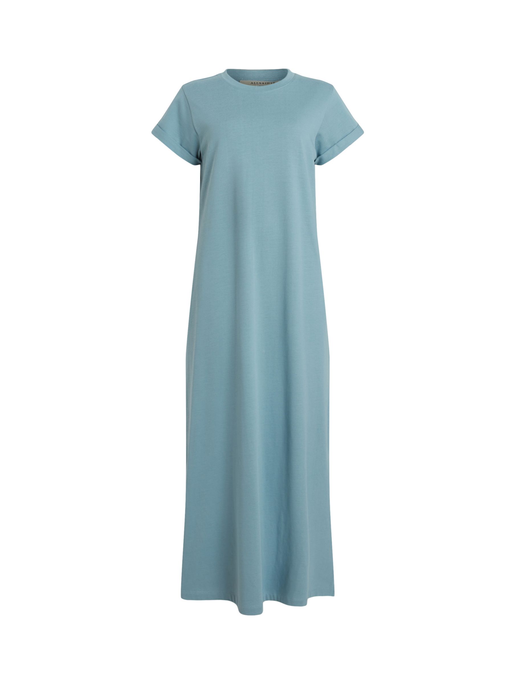 AllSaints Anna Maxi Dress, Blue Slate at John Lewis & Partners
