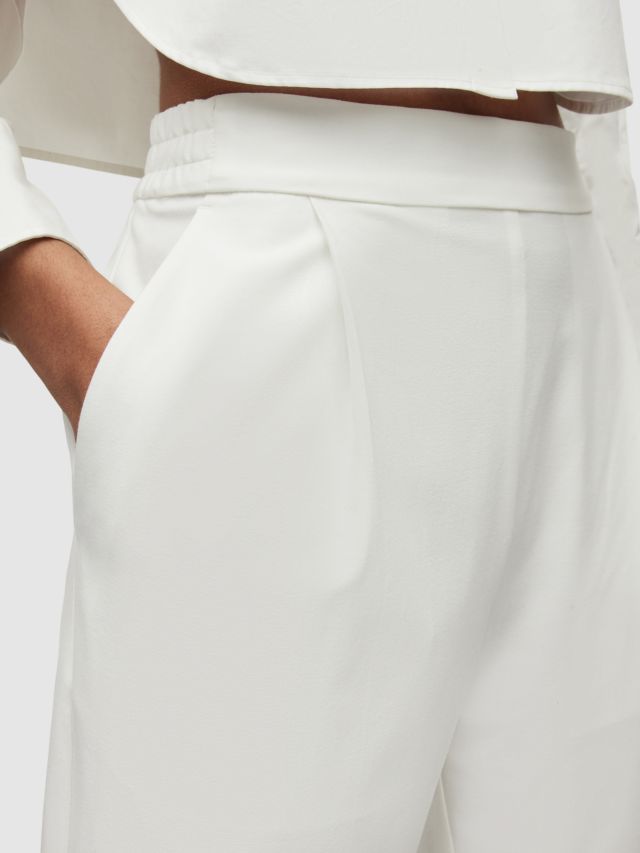AllSaints Aleida Tri Trousers, Optic White, 6