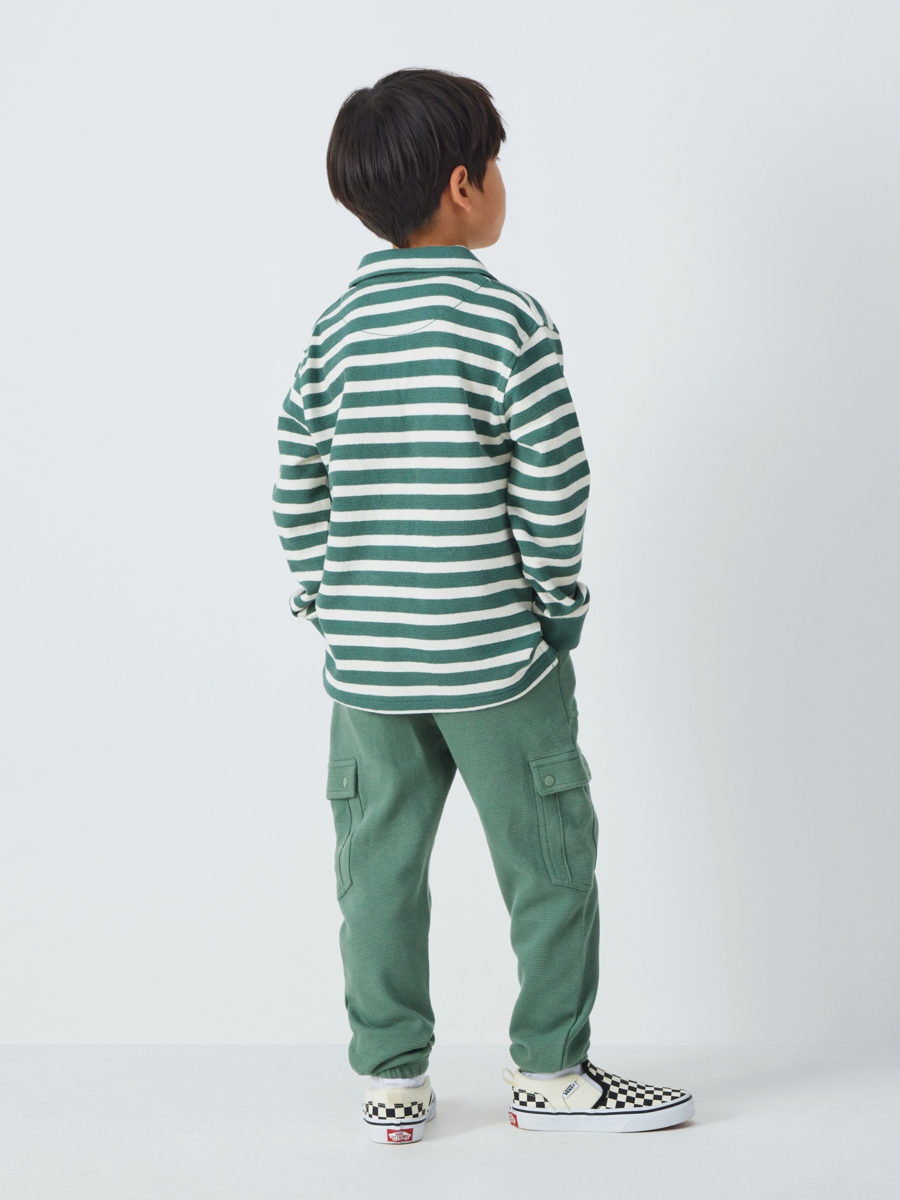 John Lewis Kids' Essential Joggers, Navy at John Lewis & Partners