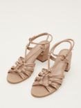 Phase Eight Leather Ankle Strap Sandals, Tan