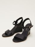 Phase Eight Leather Plait Strap Sandals