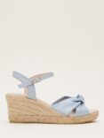 Phase Eight Leather Knot Front Espadrille Shoes