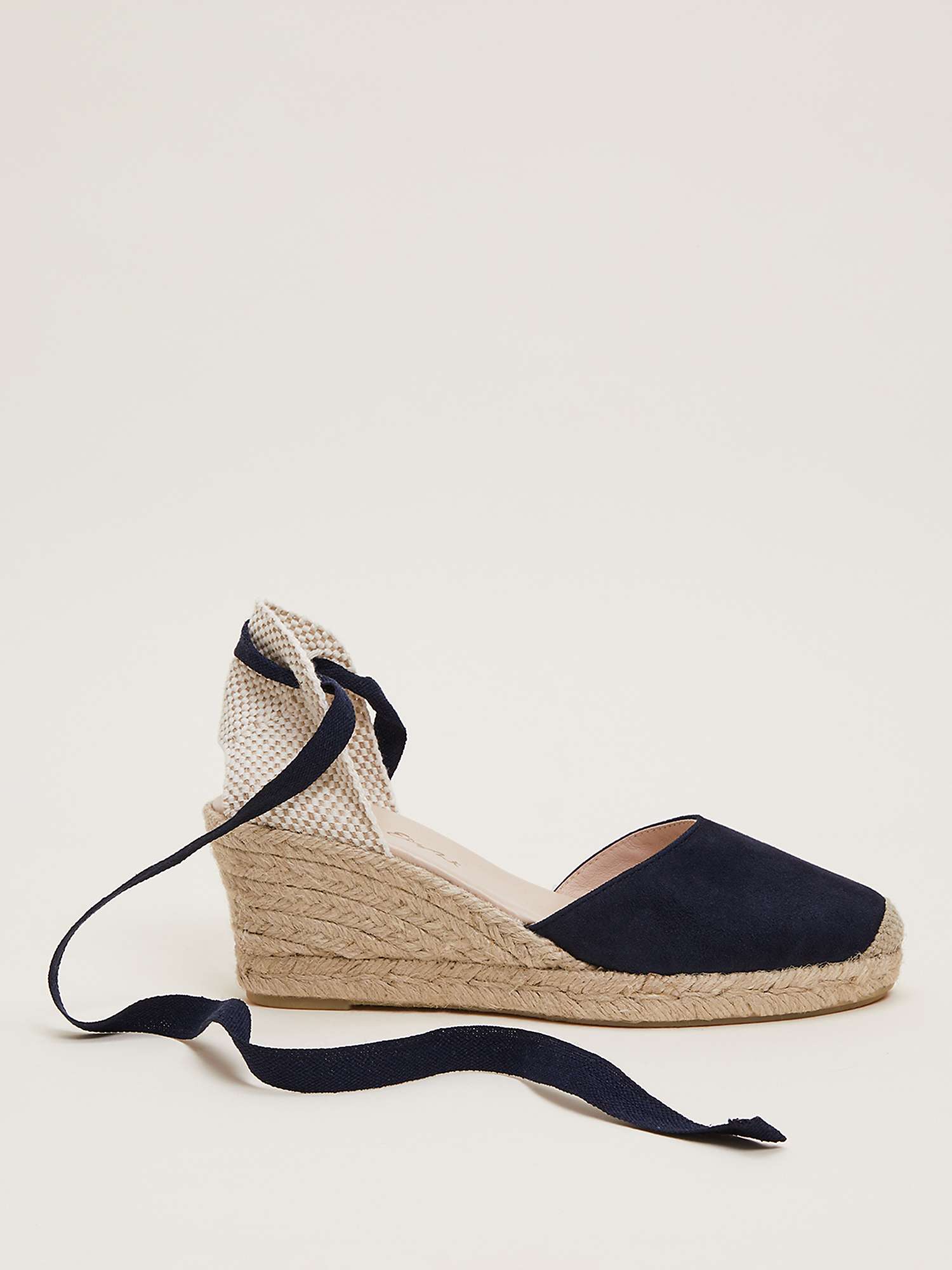 Buy Phase Eight Suede Ankle Tie Espadrilles Online at johnlewis.com