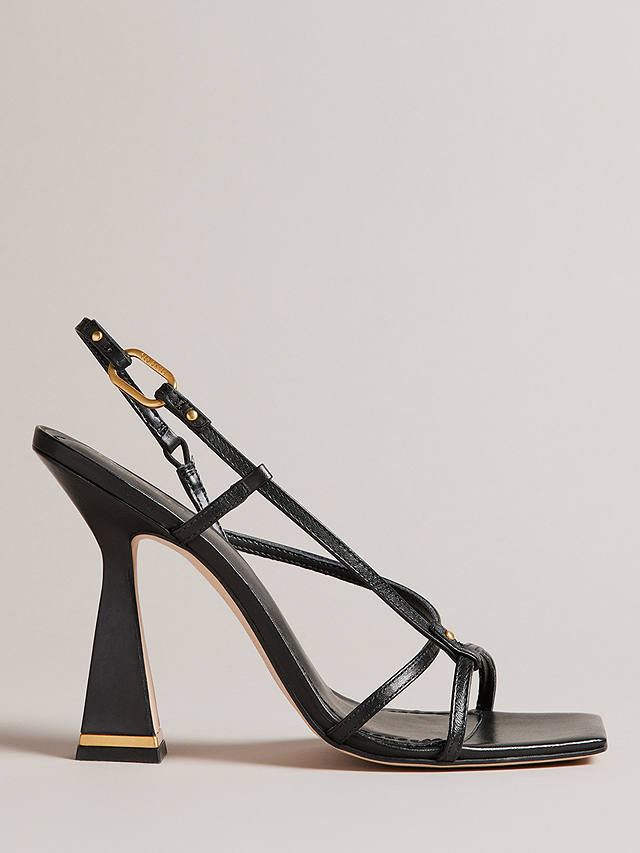 Ted Baker Cayena High Heel Leather Sandals, Black