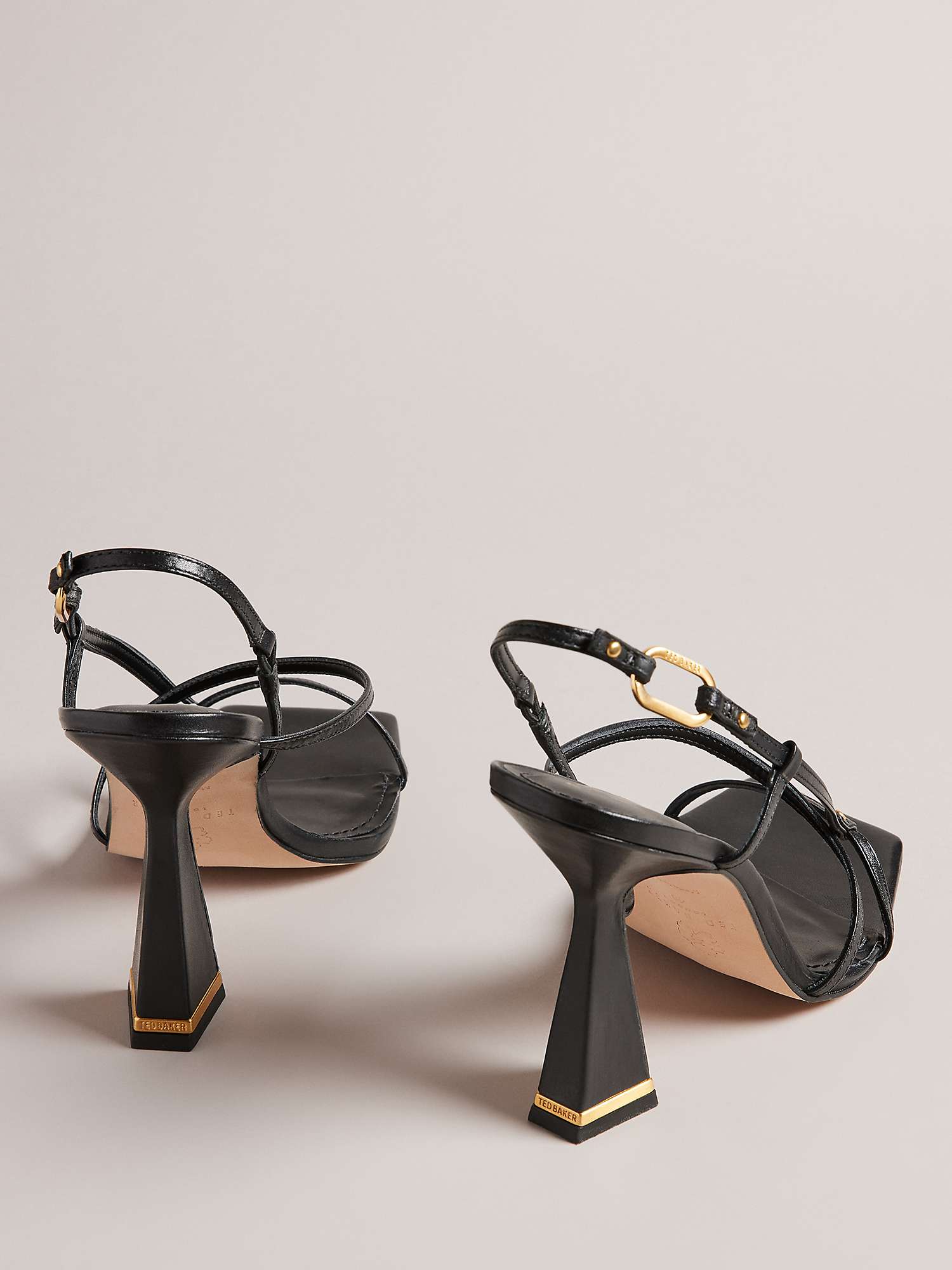 Buy Ted Baker Cayena High Heel Leather Sandals Online at johnlewis.com