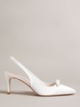 Ted Baker Tezzi Satin Bow Court Shoes, Ivory