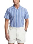 Polo Ralph Lauren Clady Stripe Short Sleeve Shirt, Blue/White