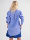 NRBY Chrissie Linen Shirt, Bright Blue
