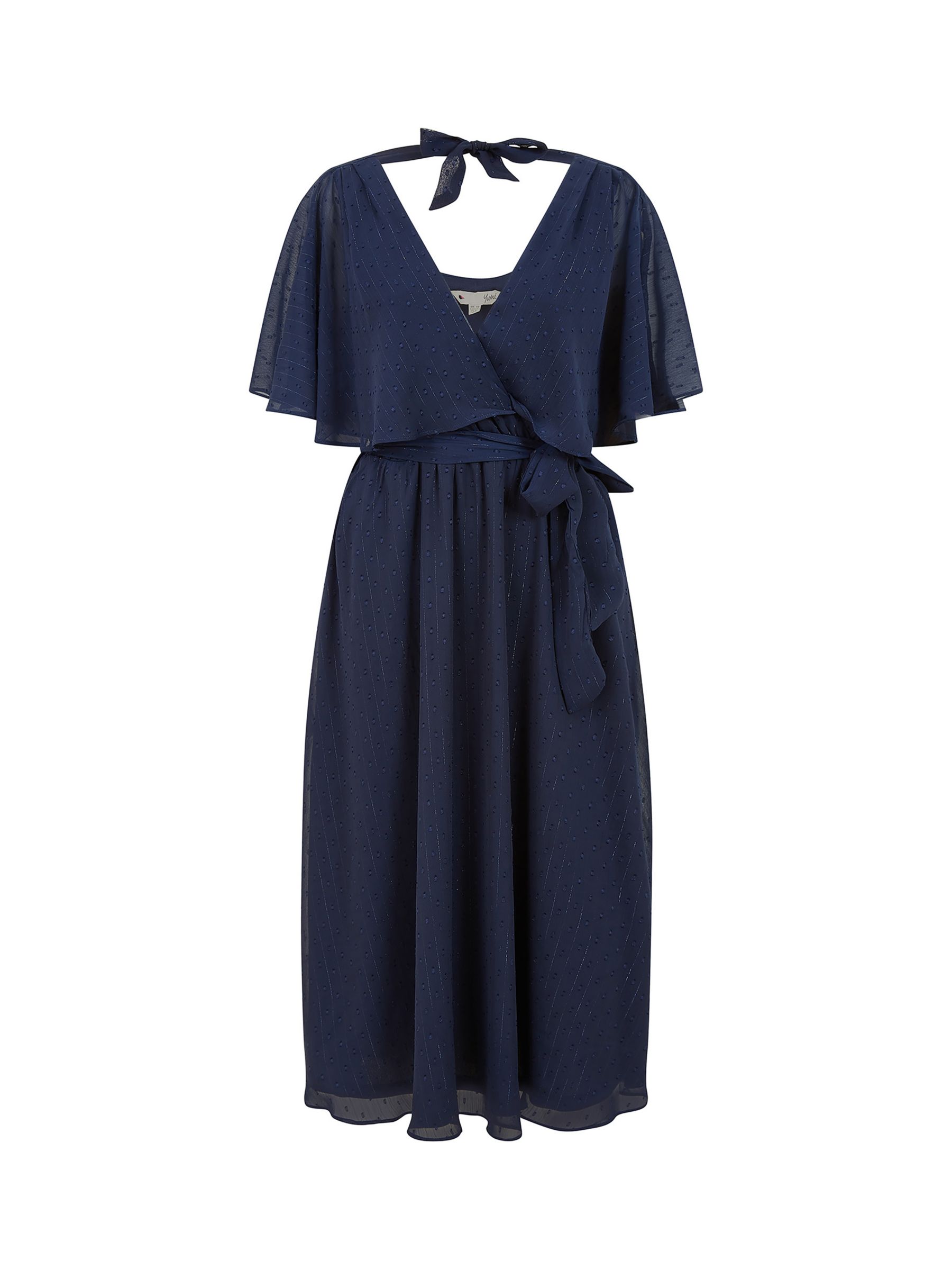 Skylar Flutter Sleeve Dress - Blue