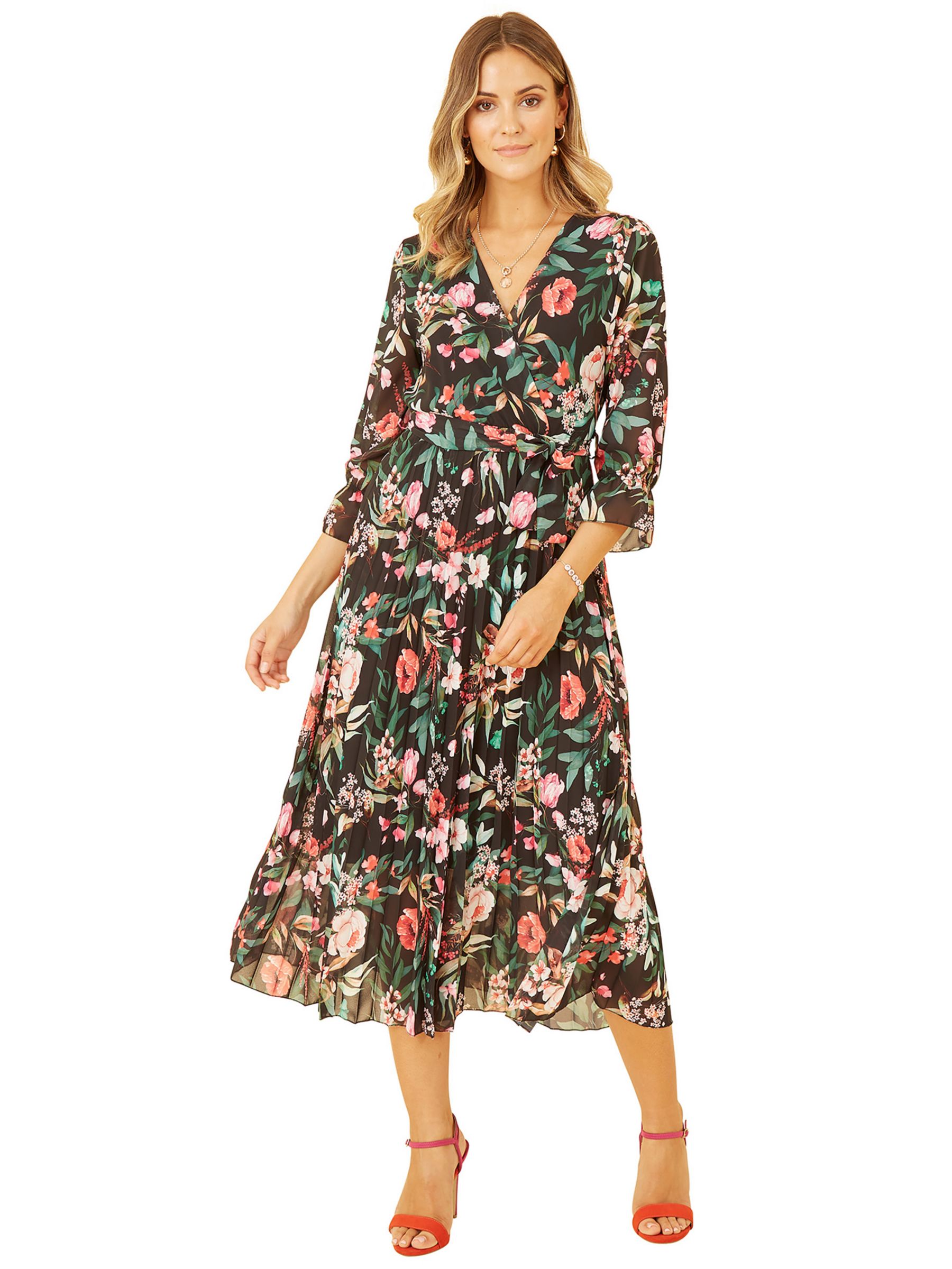 Yumi Floral Print Midi Dress