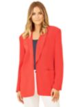 Yumi Relaxed Fit Blazer, Red