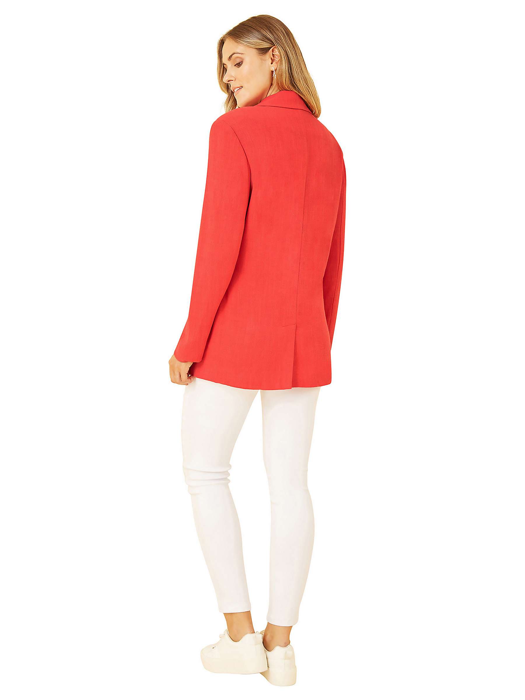 Buy Yumi Relaxed Fit Blazer, Red Online at johnlewis.com