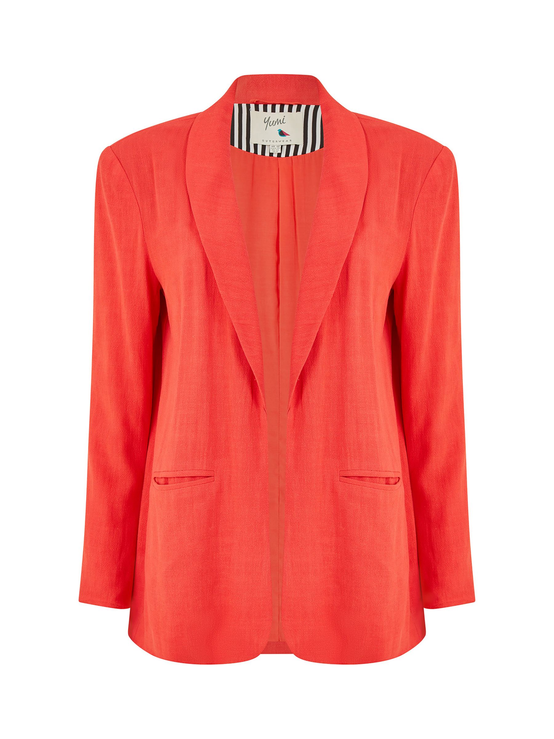 Yumi Relaxed Fit Blazer, Red, 8