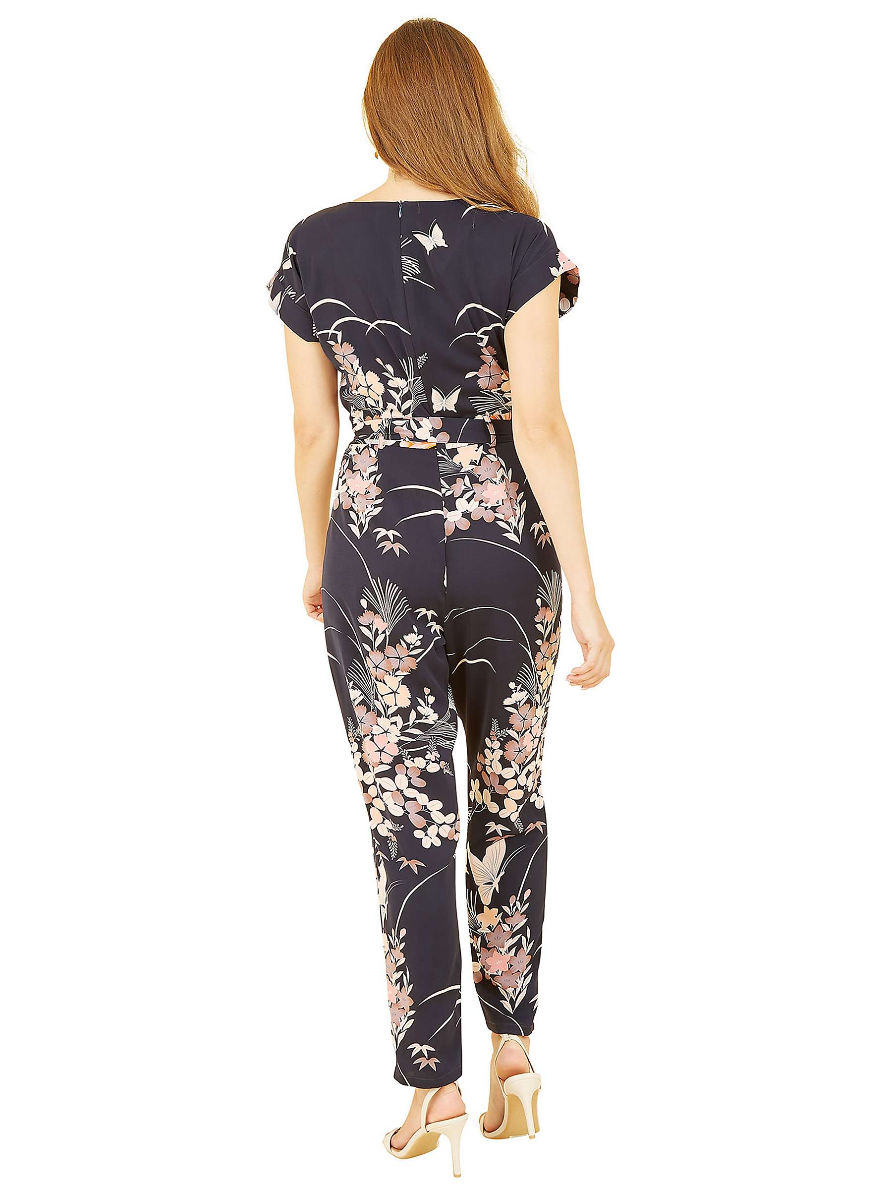 Buy Yumi Butterfly Print Jumpsuit, Navy Online at johnlewis.com