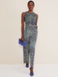 Phase Eight Maggie Ditsy Print Jumpsuit, Navy/Multi