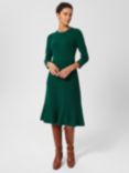 Hobbs Erin Knit Dress, Evergreen