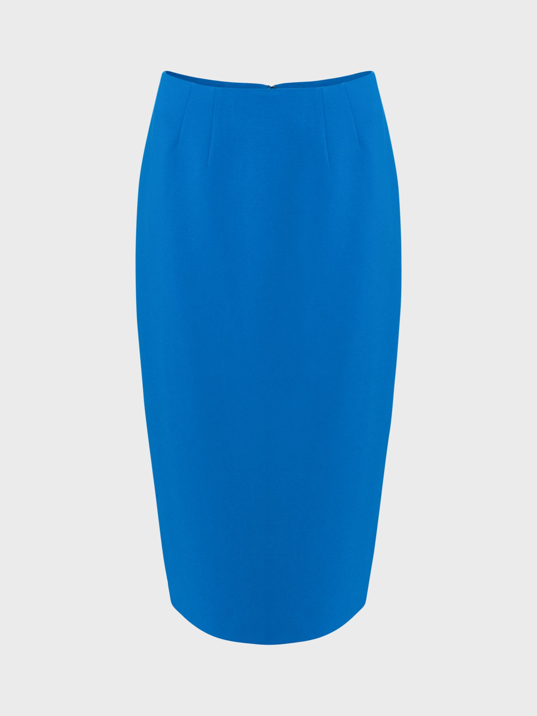 Buy Hobbs Suki Pencil Skirt, Blue Online at johnlewis.com