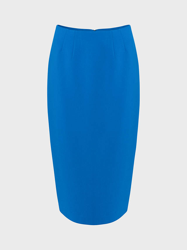Hobbs Suki Pencil Skirt, Blue at John Lewis & Partners