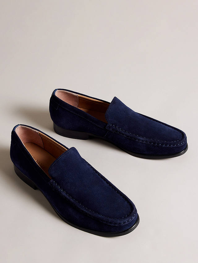 Ted Baker Labis Suede Loafers, Navy