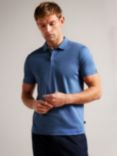 Ted Baker Zeiter Jersey Polo Short Sleeve Shirt, Pl-blue