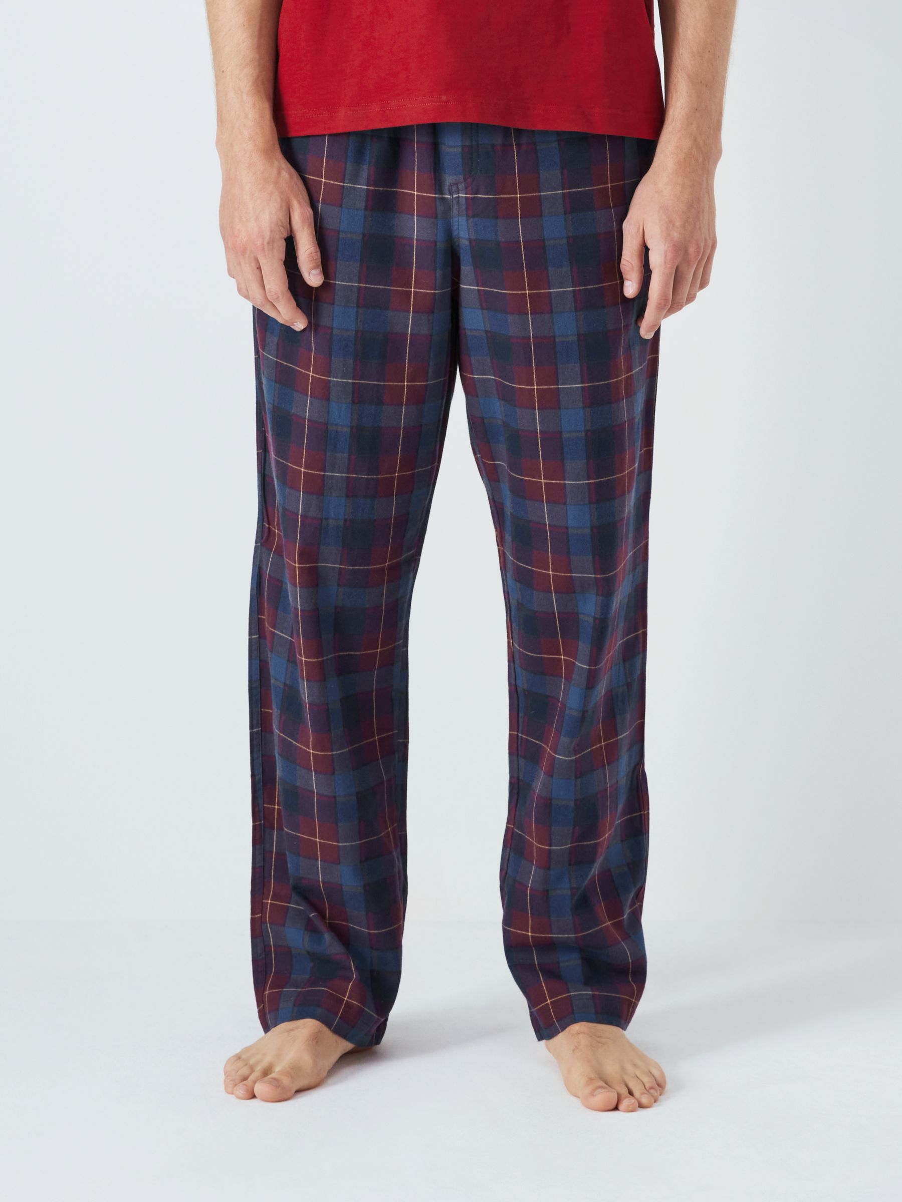 Flannel Check Pyjama Bottoms