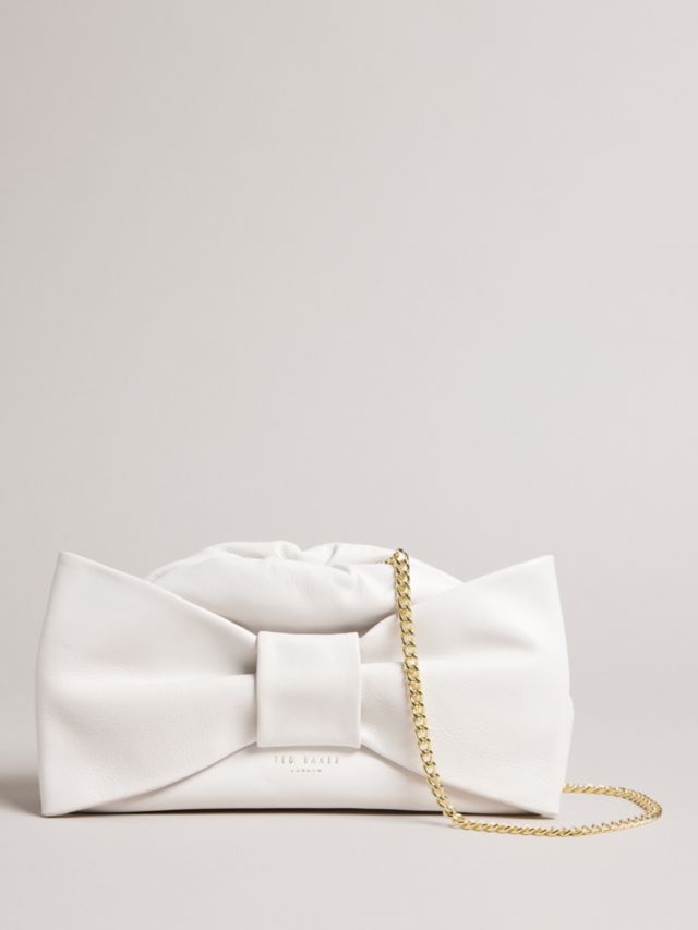 Ted Baker Cena Statement Bow Clutch Bag ($145) ❤ liked on