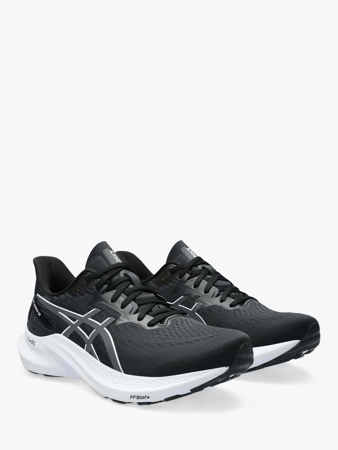ASICS GT-2000 12 Men's Running Shoes, Black/Carrier Grey, 9