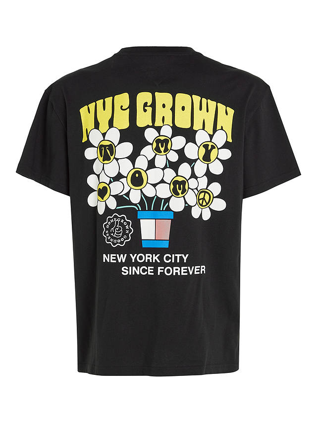Tommy Jeans NYC Homegrown Daisy T-Shirt, Black