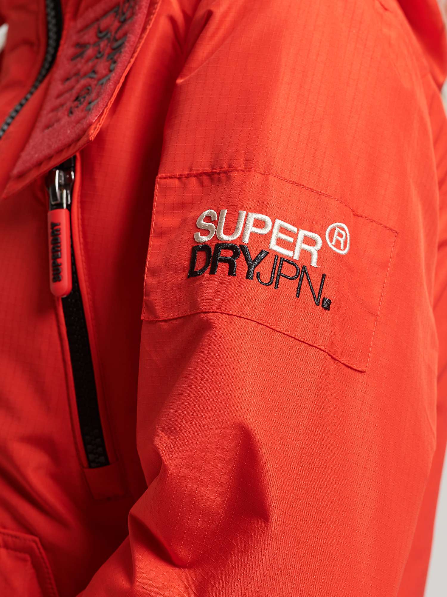 Superdry Mountain SD-Windcheater Jacket, High Risk Red at John Lewis ...