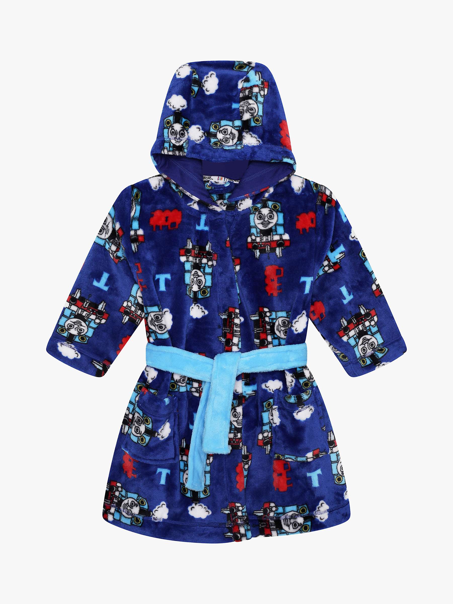 Buy Brand Threads Kids' Thomas the Tank Engine Dressing Gown, Navy Online at johnlewis.com