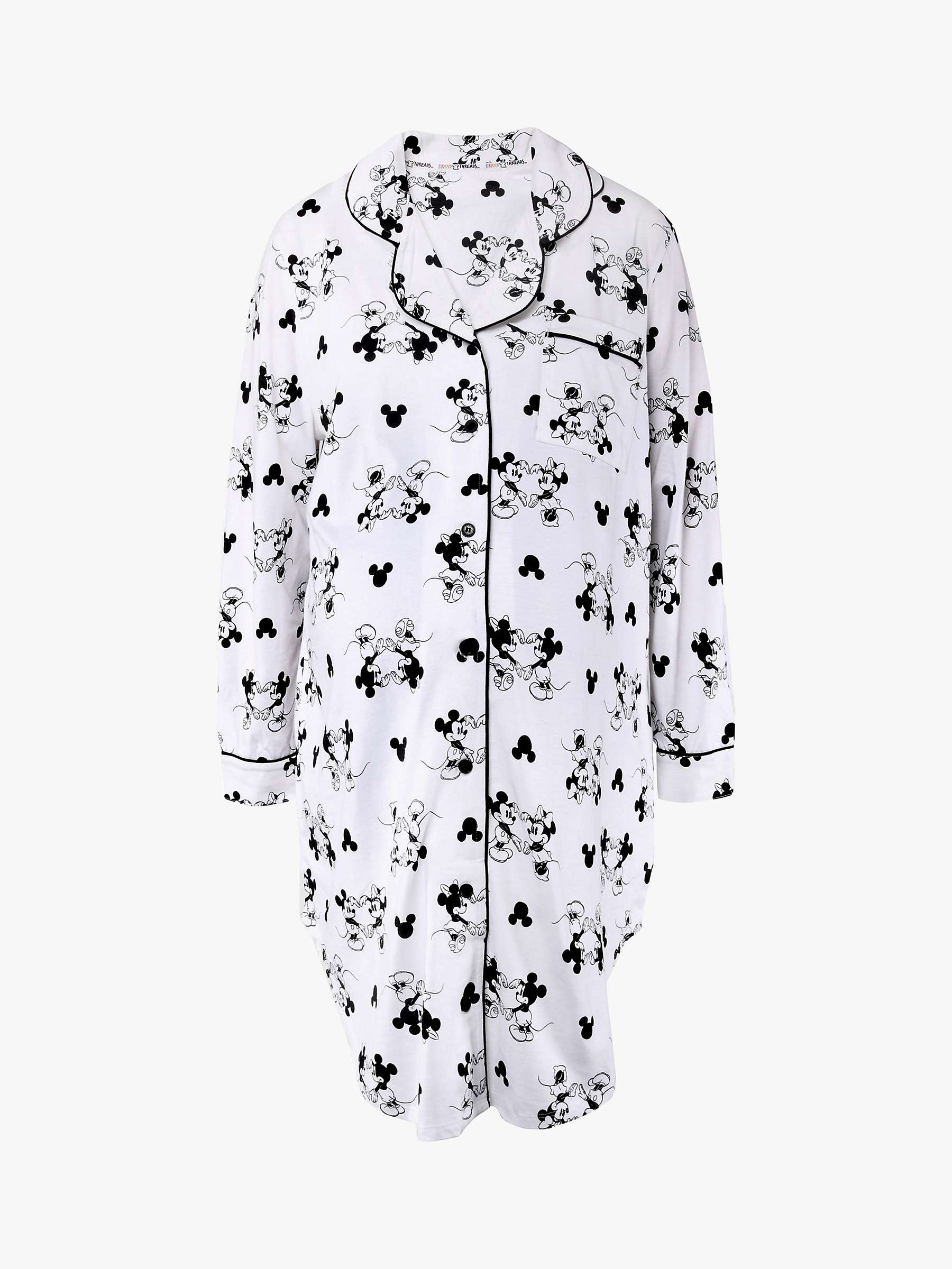Buy Brand Threads Maternity Mickey Mouse Nightdress, White Online at johnlewis.com